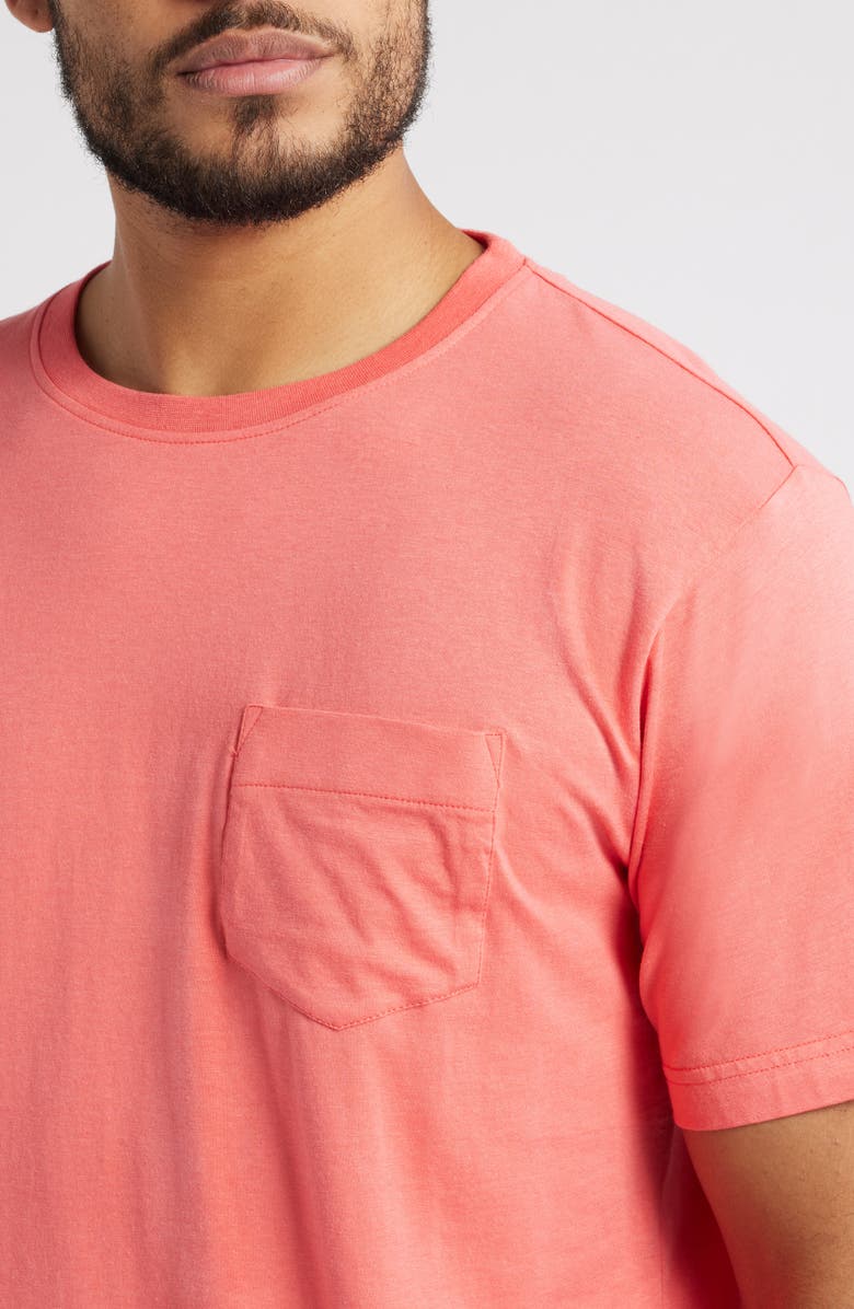 Peter Millar Crown Comfort Pocket T-Shirt, Alternate, color, Geranium