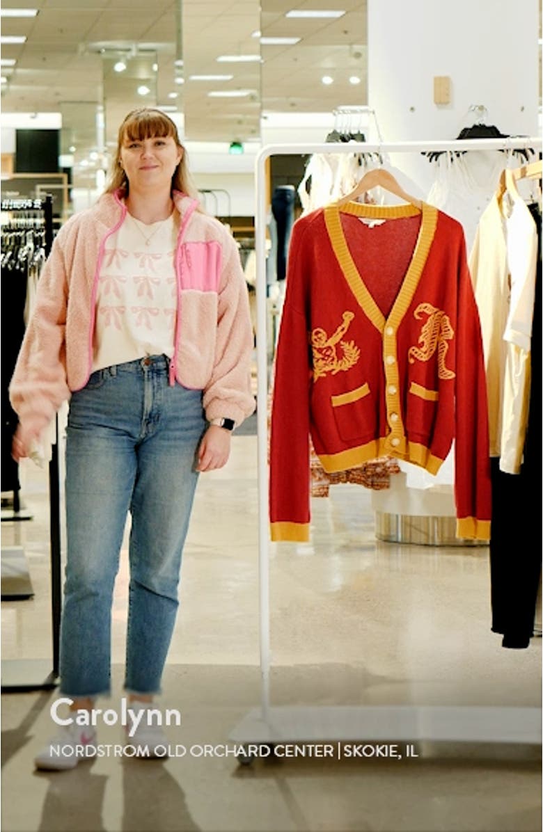 Rumson Boxing Varsity Cardigan, sales video thumbnail