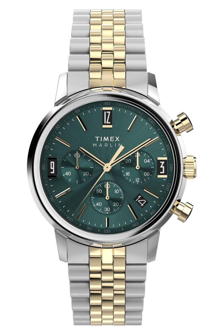 Marlin Chronograph Bracelet Watch, 40mm, Main, color, TWO-TONE
