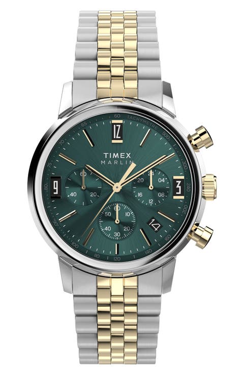 Marlin Chronograph Bracelet Watch, 40mm
