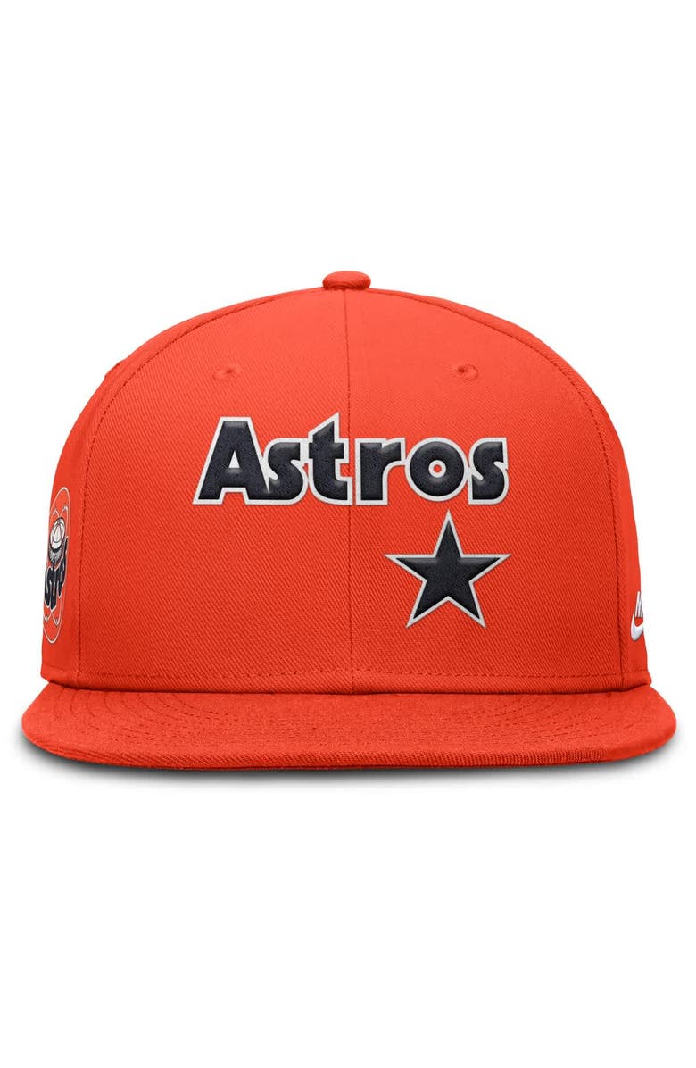 Nike Men's Nike Orange Houston Astros Cooperstown True Performance Fitted Hat, Alternate, color, 