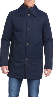 Vince Camuto Rain Tek Coat with Removable Bib