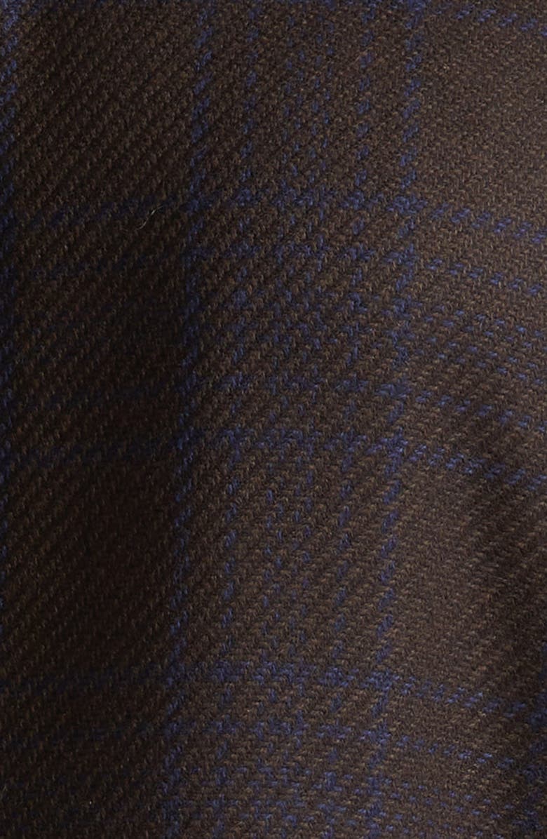 ZEGNA Oasi Plaid Cashmere Sport Coat, Alternate, color, Brown And Blue