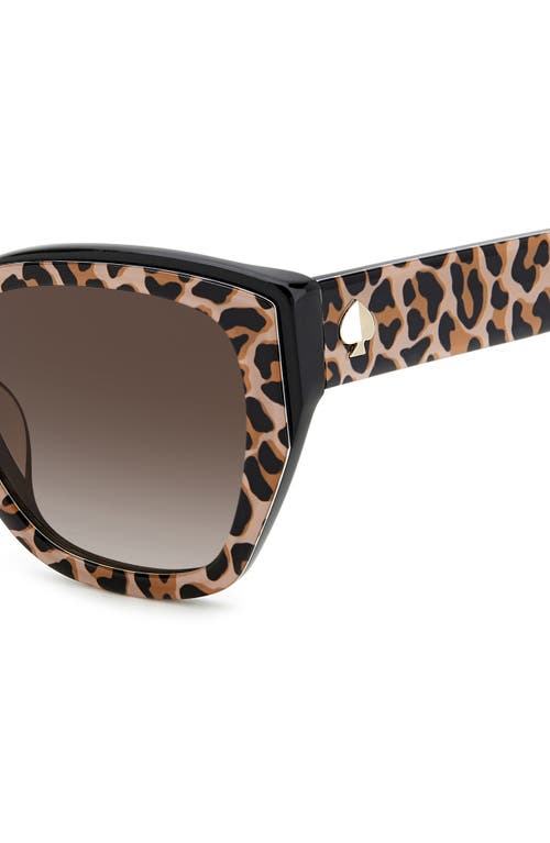 Kate Spade New York Yolanda 51mm Polarized Gradient Cat Eye Sunglasses