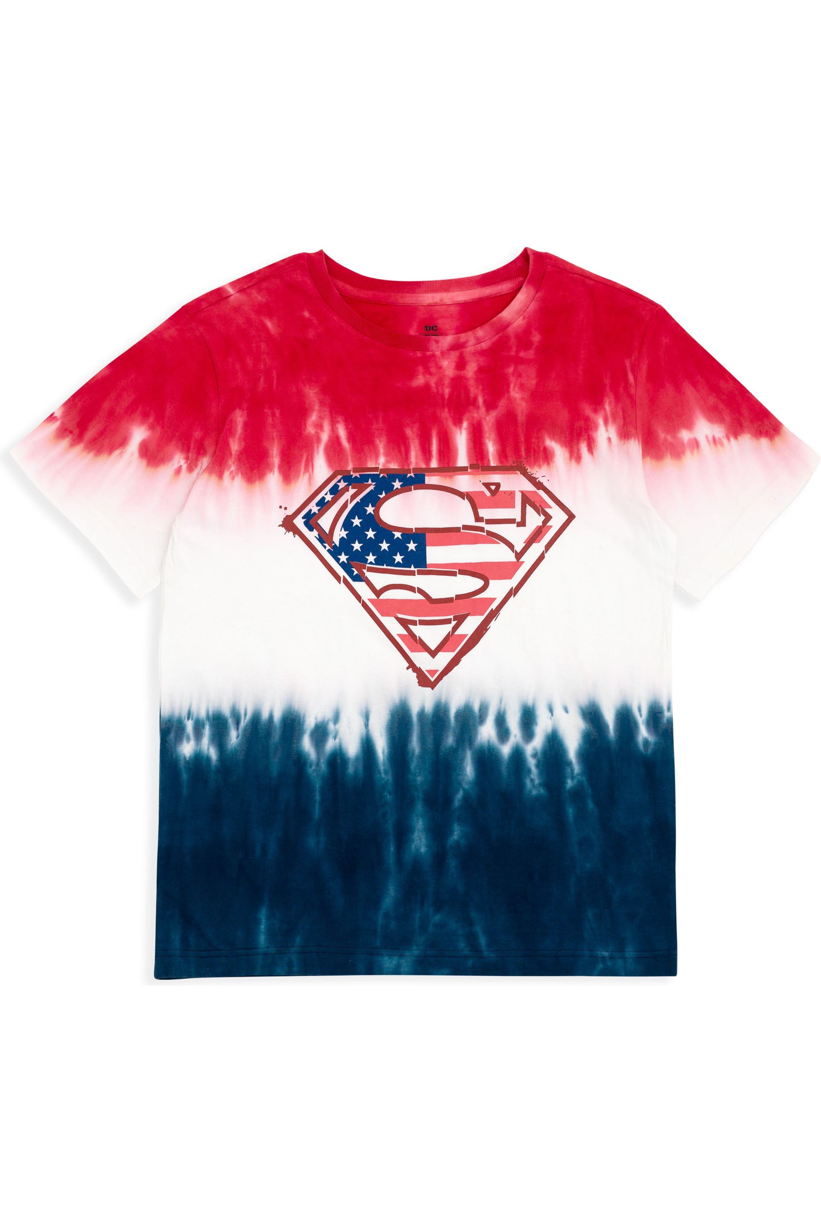 selected Superman Red Tie Dye