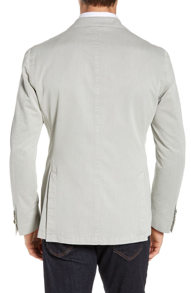 L.B.M. 1911 Trim Fit Herringbone Cotton & Silk Sport Coat, Alternate, color,