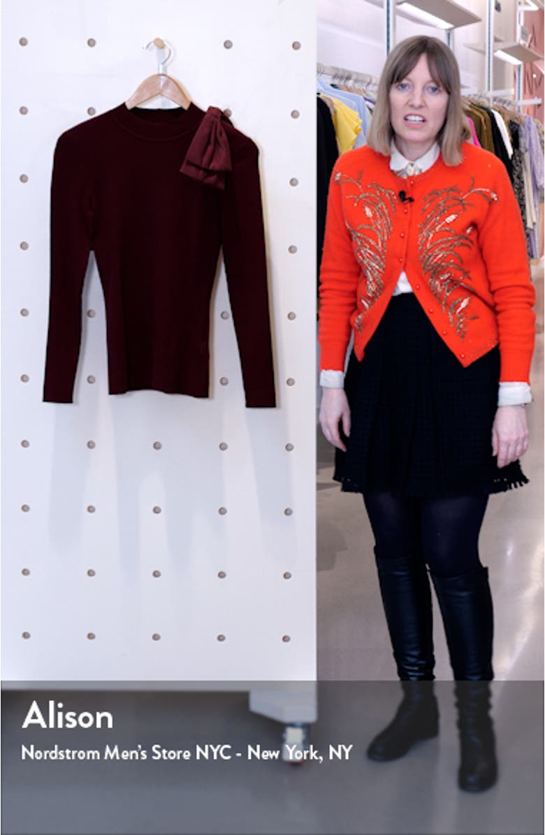 Ambher Mock Neck Sweater, sales video thumbnail