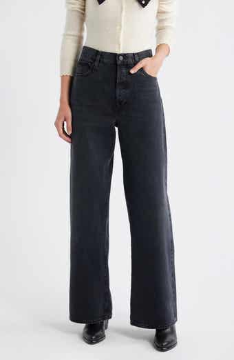 FRAME The Loose High Waist Wide Leg Jeans