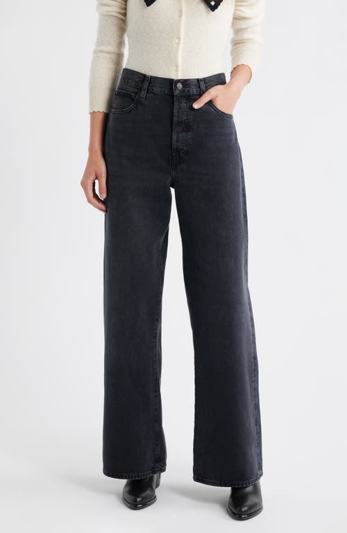 Frame The Loose High Waist Wide Leg Jeans In Multi