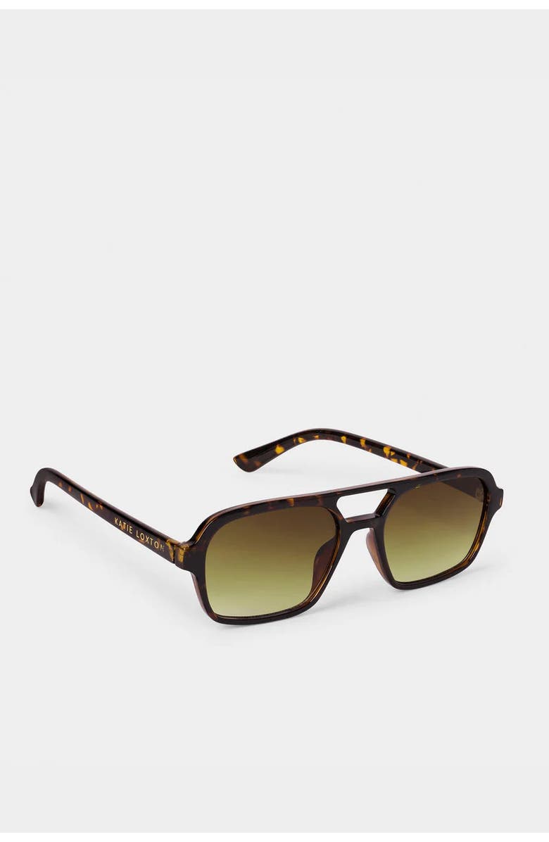 Katie Loxton Ibiza Sunglasses in Tortoiseshell, Alternate, color, Tortoiseshell