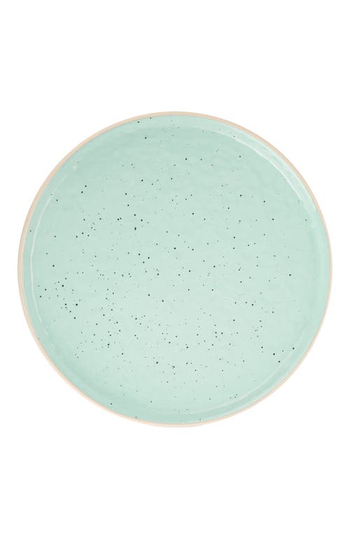 Stone Lain Elena Stoneware 4-piece Salad Plate Set In Green
