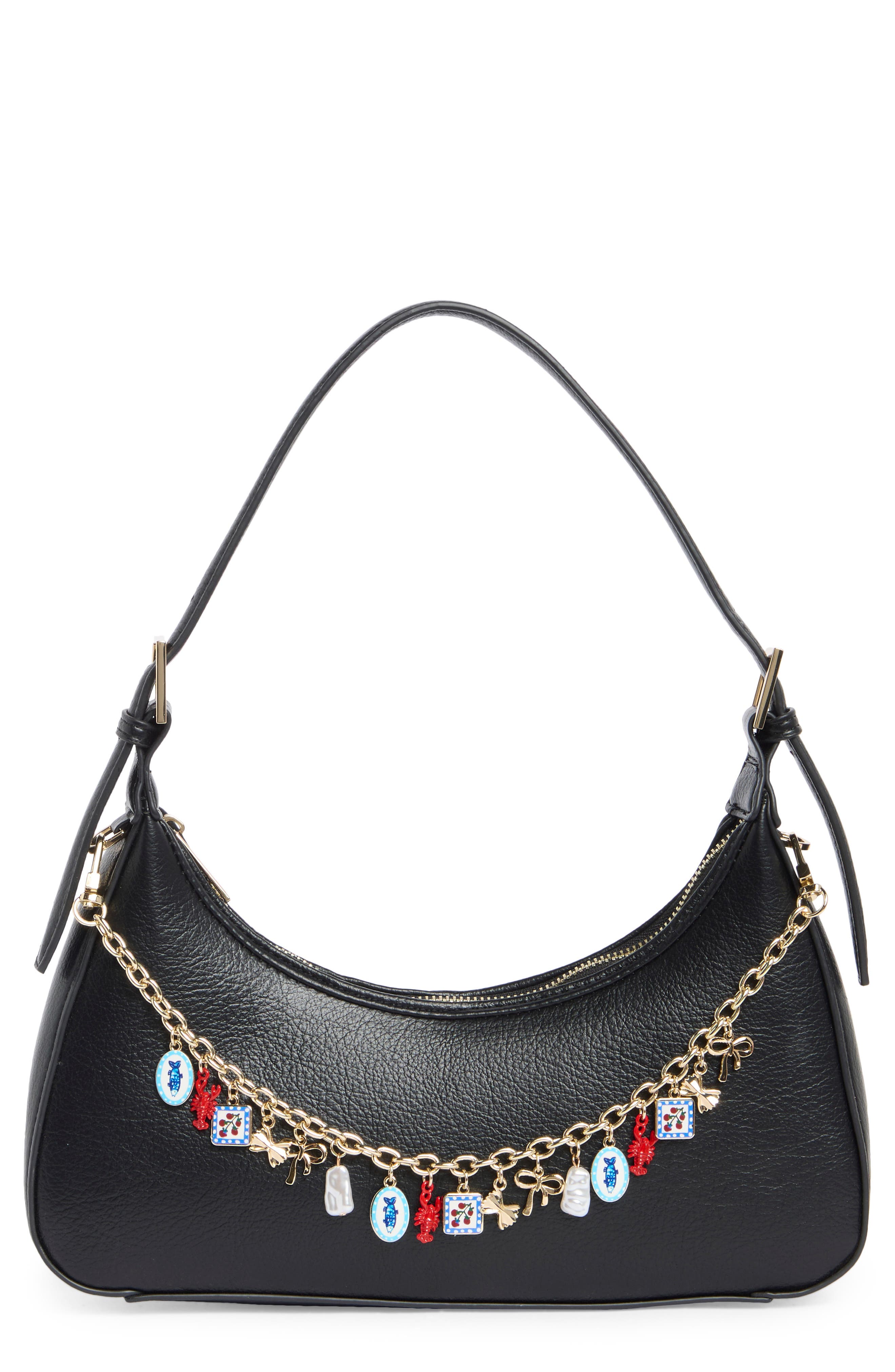 Madden Girl Faux Leather Shoulder Bag