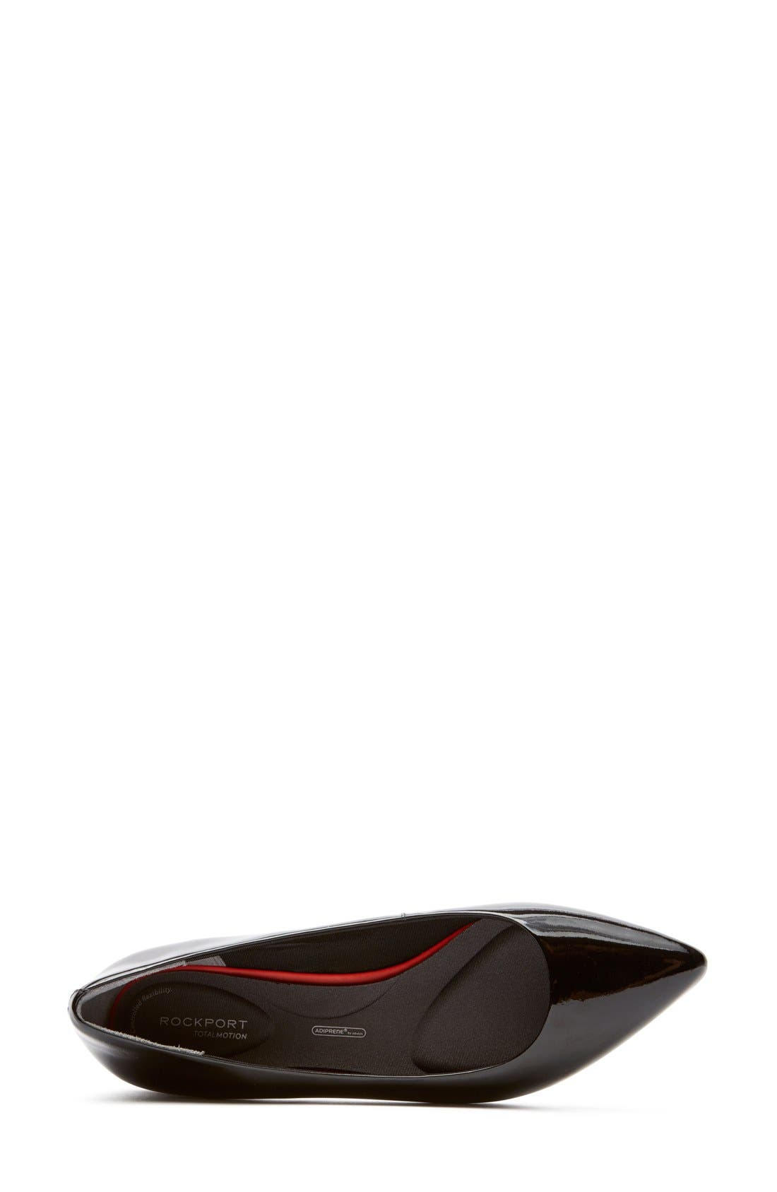 'Total Motion - Adelyn' Ballet Flat, Alternate, color, BLACK PATENT LEATHER