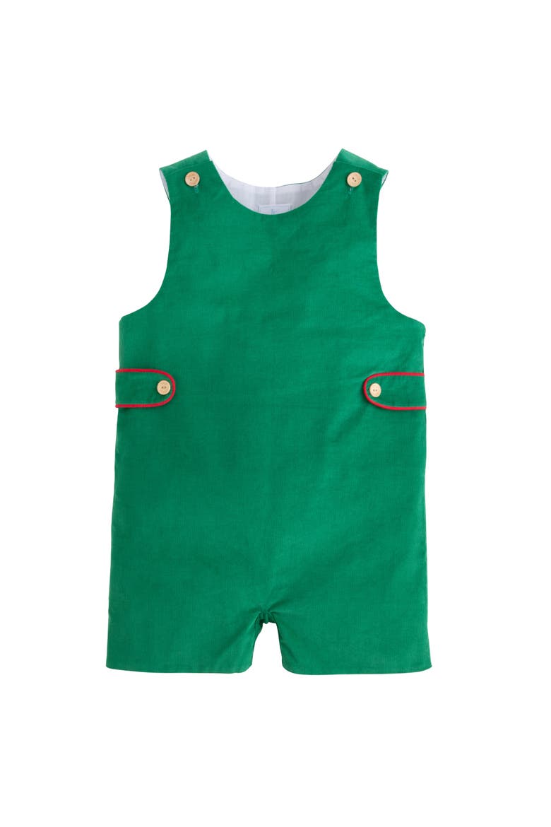 Kids' Corduroy Button Tab John John, Main, color, Everygreen Corduroy
