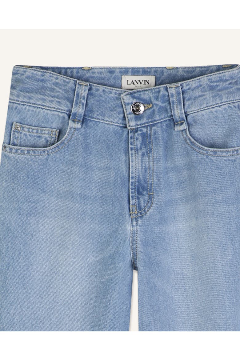 Kids Twisted Stitch Denim Pants, Alternate, color, Blue