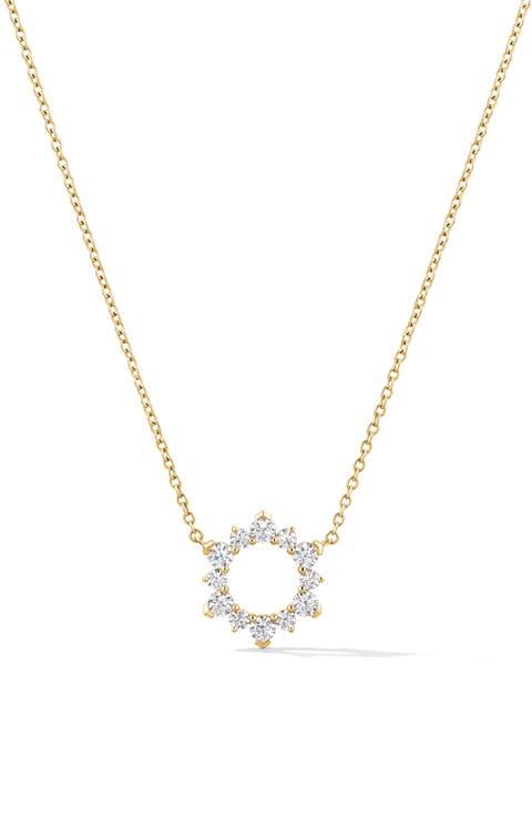 Aerial Eclipse Pendant Necklace