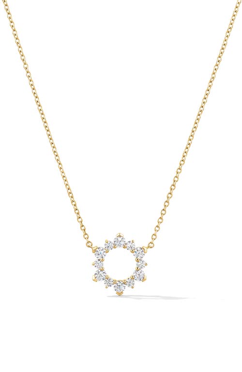 Shop Hearts On Fire Aerial Eclipse Pendant Necklace In Yellow Gold