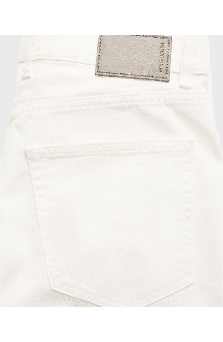 MANGO Lore Tapered Straight Leg Jeans, Alternate, color, Off White