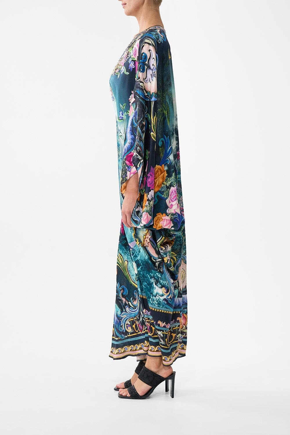 T Shape Long Kaftan Basked In Baroque - image 2