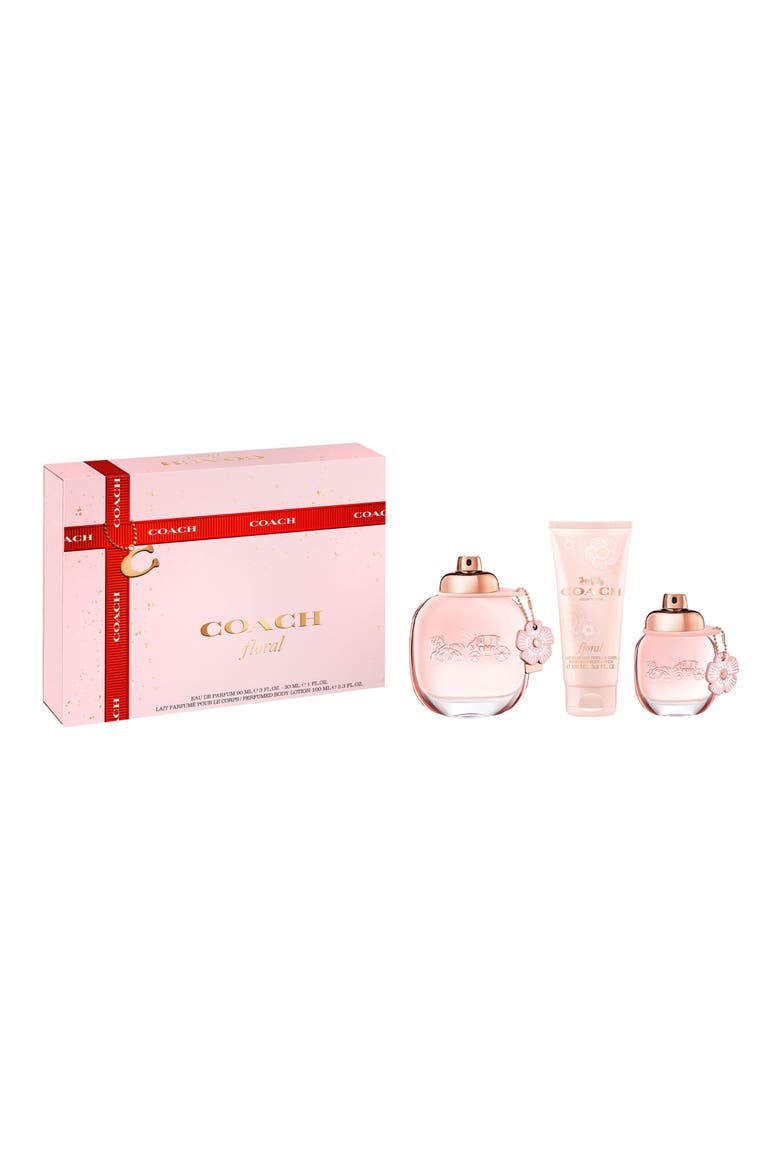 Floral Eau de Parfum 3-Piece Set, Main, color, NO COLOR