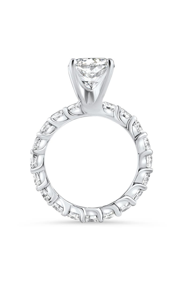 Bliss Diamond Certified 7.90Ct Cushion Diamond Engagement Eternity Ring Gold Lab Grown, Alternate, color, 