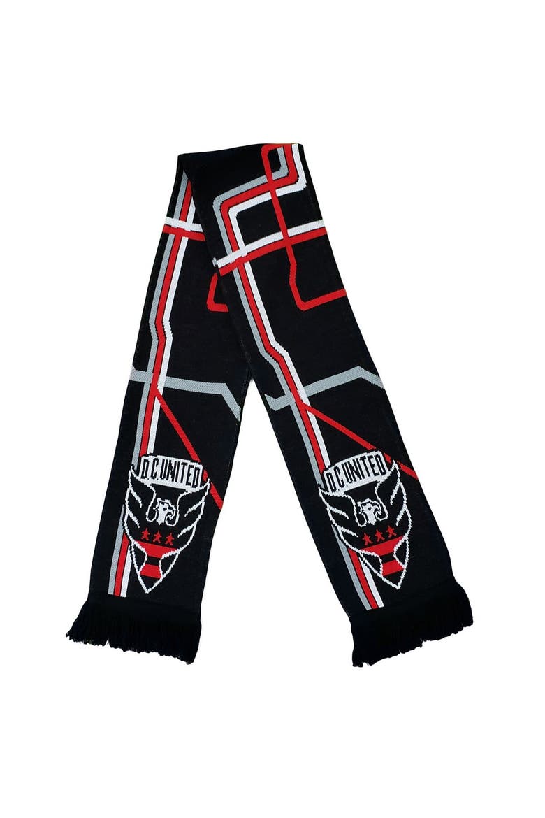 Black D.C. United Metro Woven Scarf, Alternate, color, Black