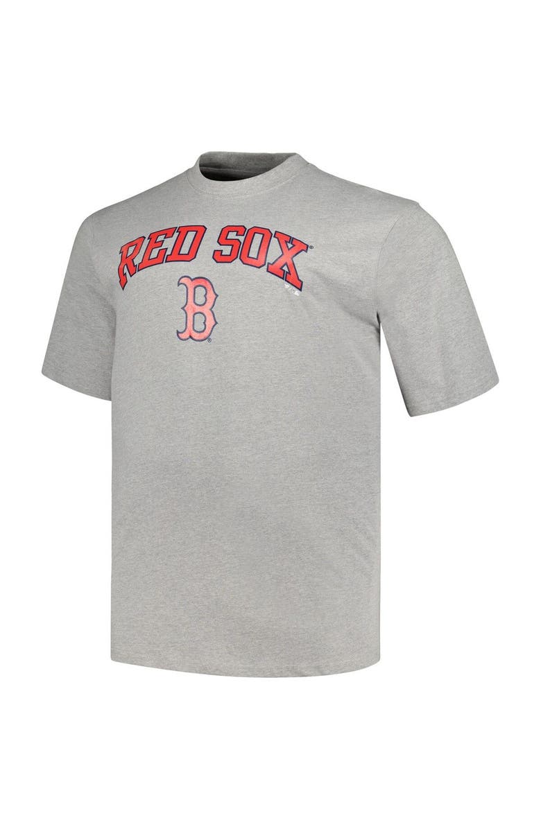 PROFILE Men's Profile Black/Heather Gray Boston Red Sox Big & Tall T-Shirt Combo Pack, Alternate, color, Black