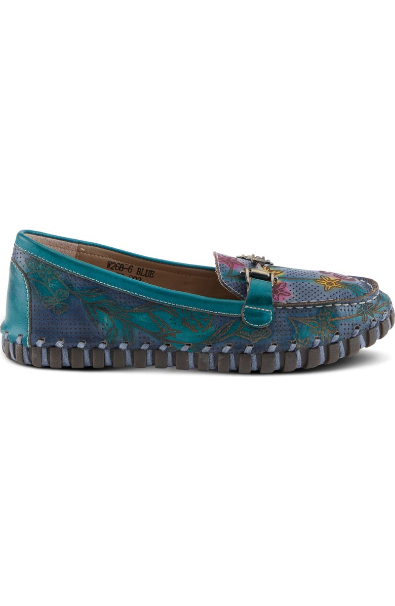 L'Artiste by Spring Step Delavigne Bit Loafer, Alternate, color, Teal Multi