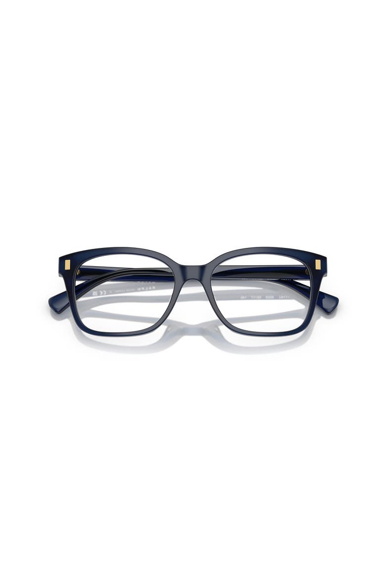 55mm Rectangle optical glasses, Alternate, color, Blue