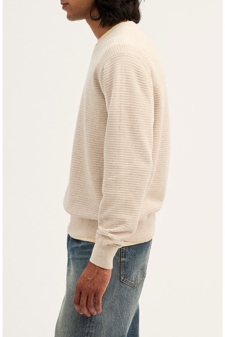 Core Cotton Crewneck Sweater, Alternate, color, HEATHER STONE