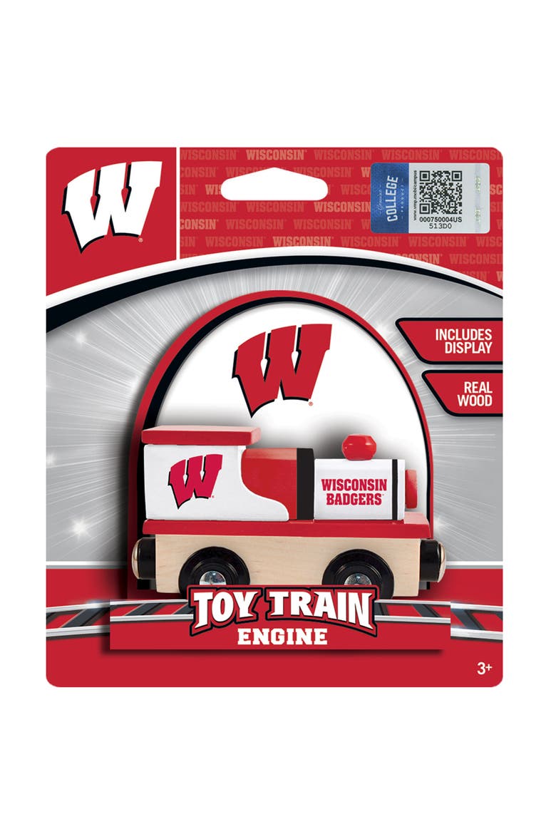 Wisconsin Badgers Toy Train Engine, Alternate, color, Multicolor