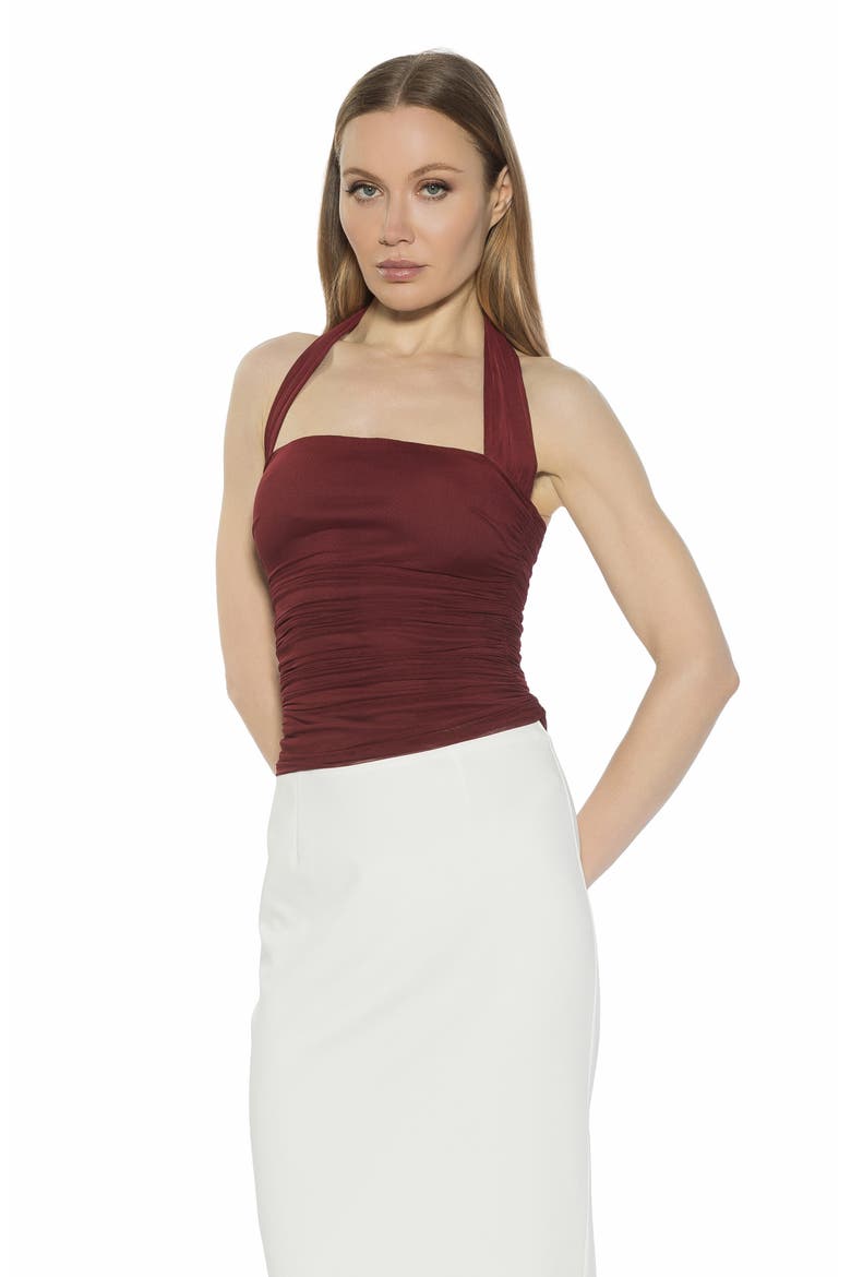 Luca Halter Square Neck Top, Alternate, color, RED