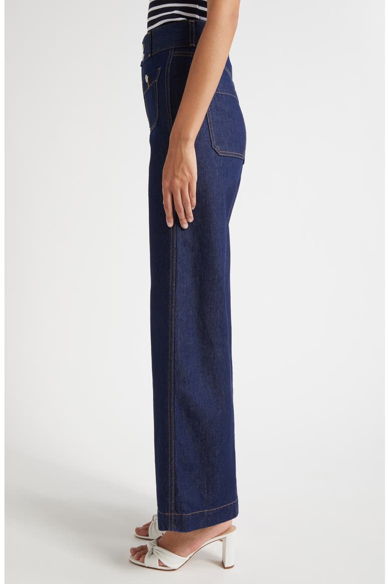 Taylor High Waist Flare Jeans, Alternate, color, INDIGO RINSE