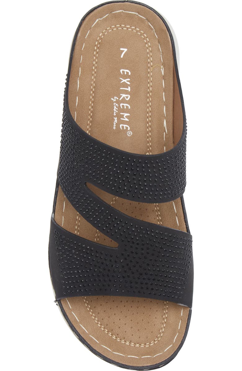 EXTREME BY EDDIE MARC Randa Slide Sandal, Alternate, color, Black