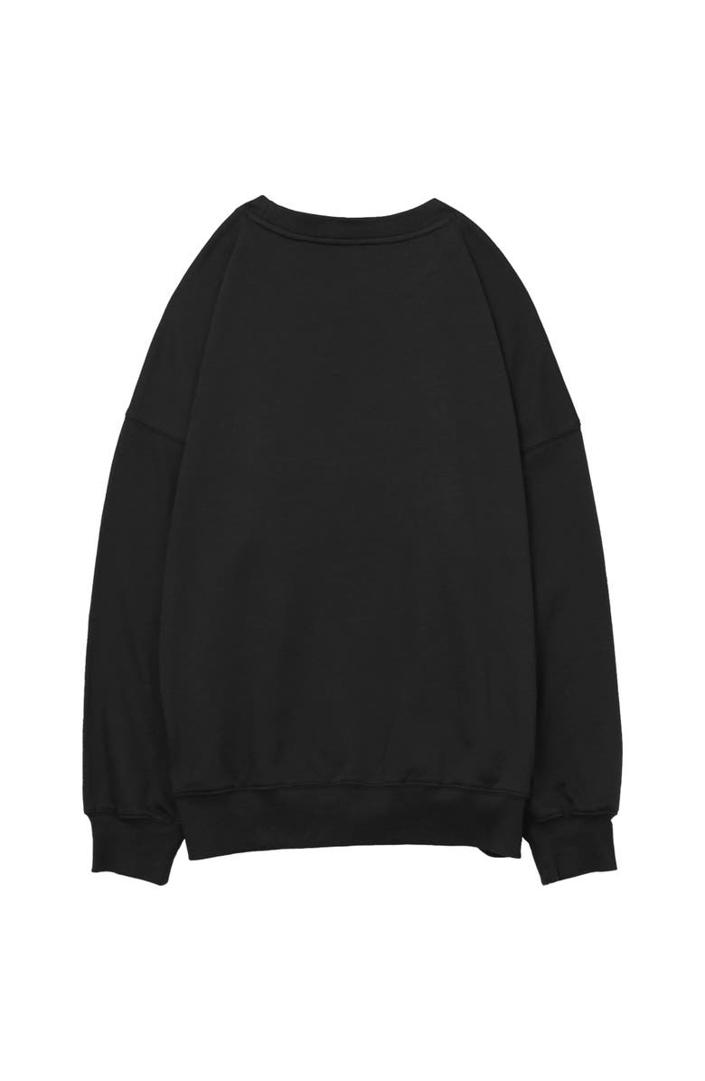 KPop Demon Hunters Junior's KPop Demon Hunters Supernatural Derpy Montage  Sweatshirt, Alternate, color, Black