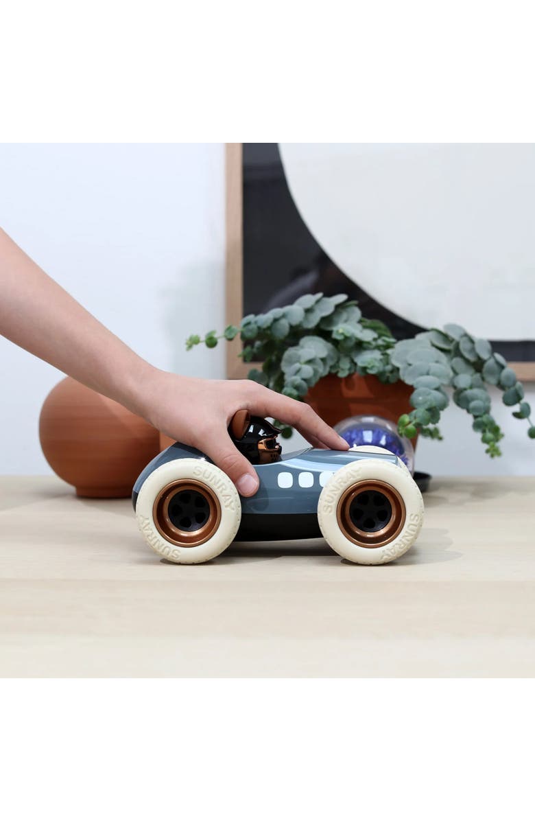 Playforever Egg Roadster Car, Alternate, color, Glossy Deep Jet Blue