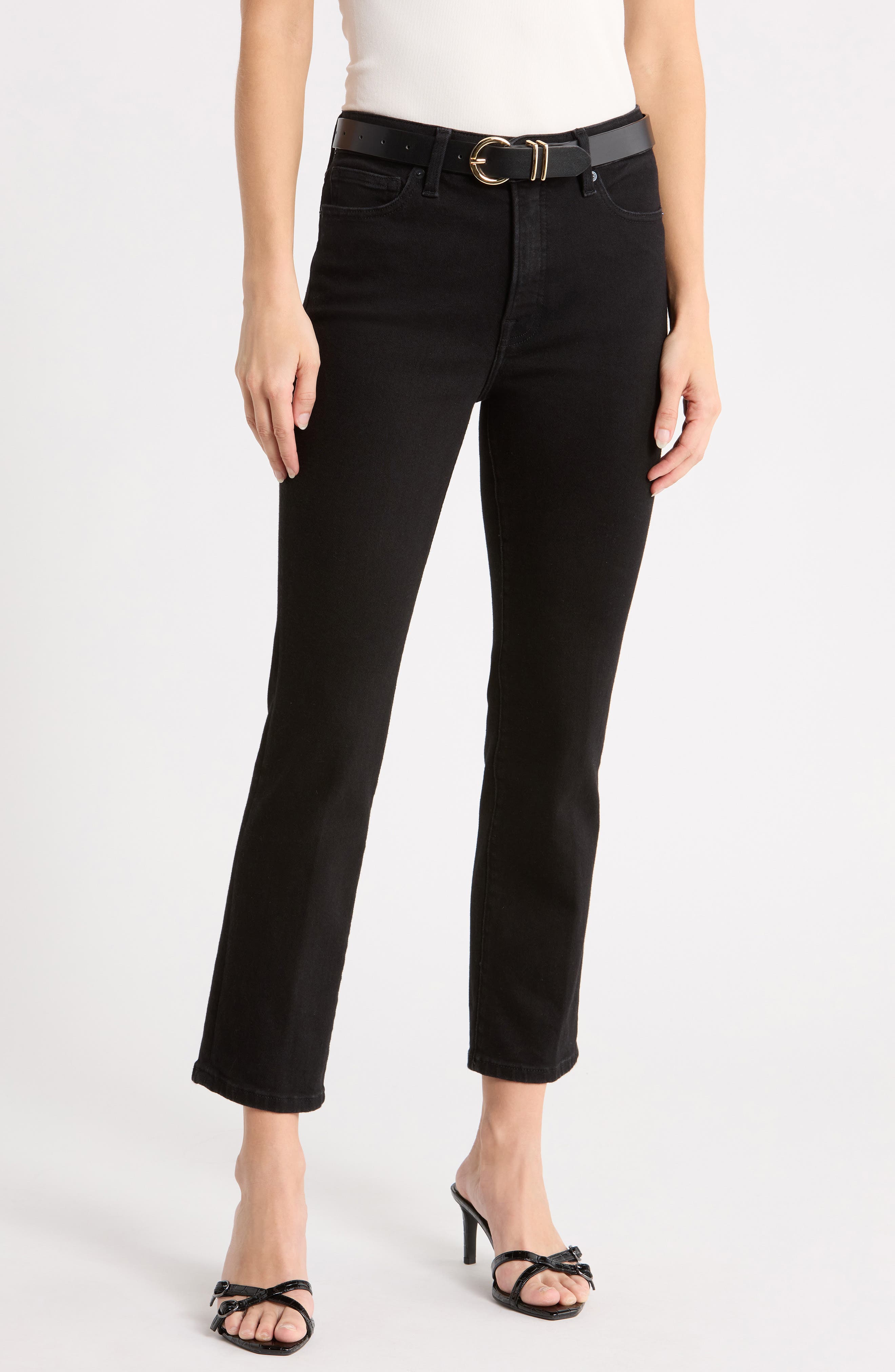 Good Legs High Waist Straight Leg Jeans