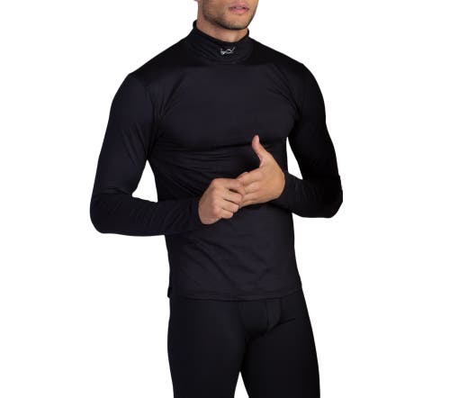 Watson's Performance Long Sleeve Thermal Mock In Black