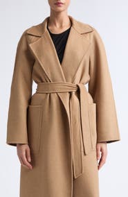 Max Mara Wool Tie Waist Coat