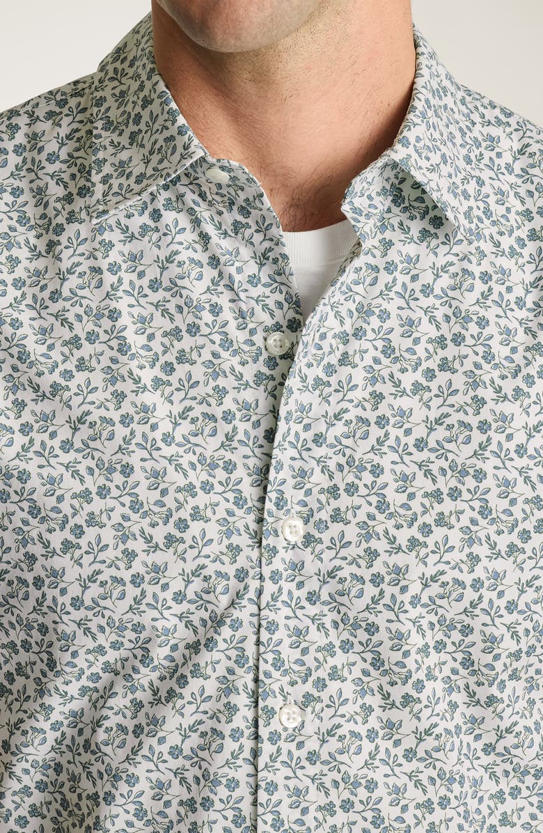 Bonobos Riviera Floral Short Sleeve Stretch Cotton Button-Up Shirt, Alternate, color, Kenria Floral V2 C67