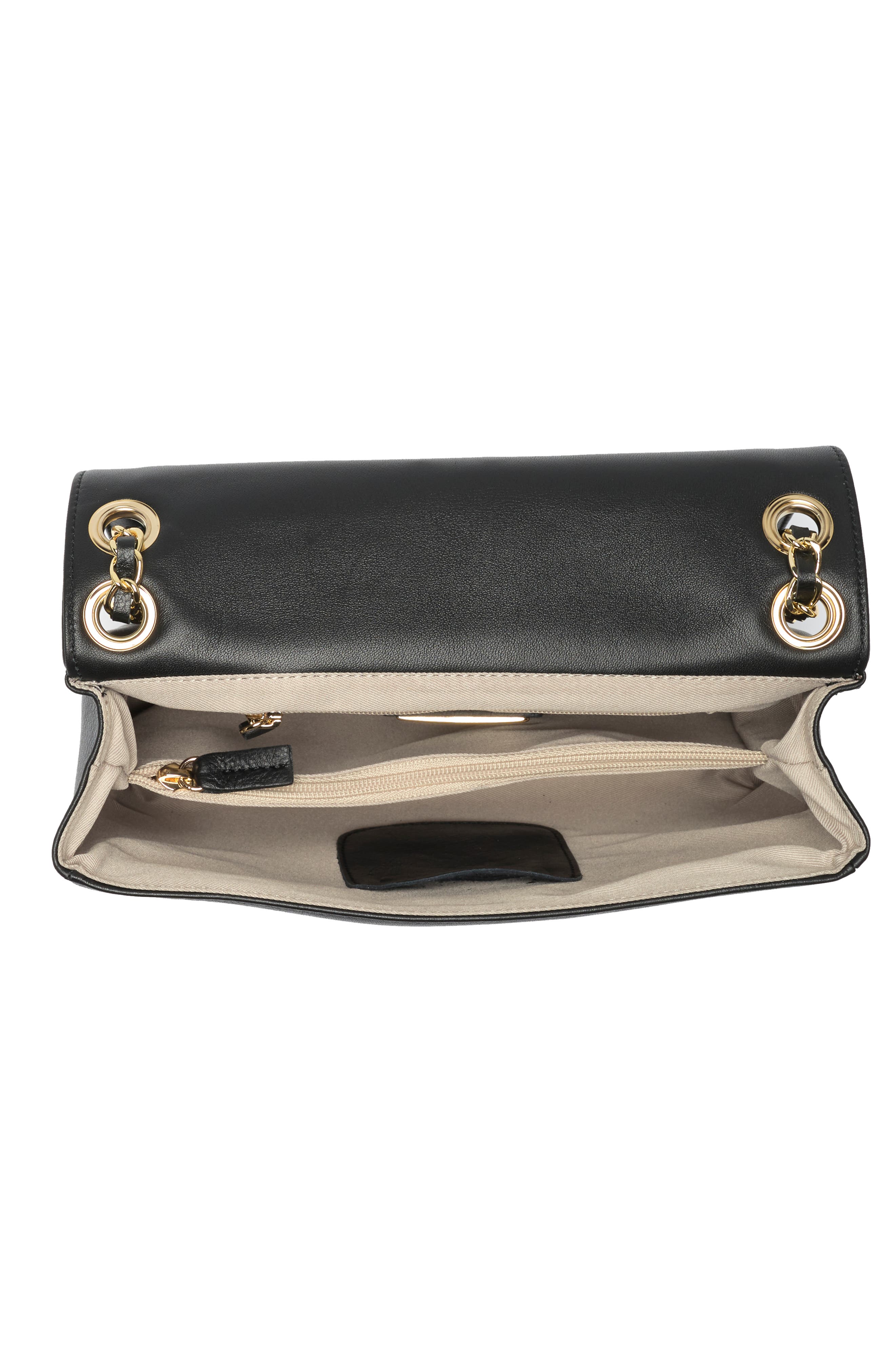 VALENTINO BY MARIO VALENTINO Alice Diamond Leather Shoulder Bag, Alternate, color, 