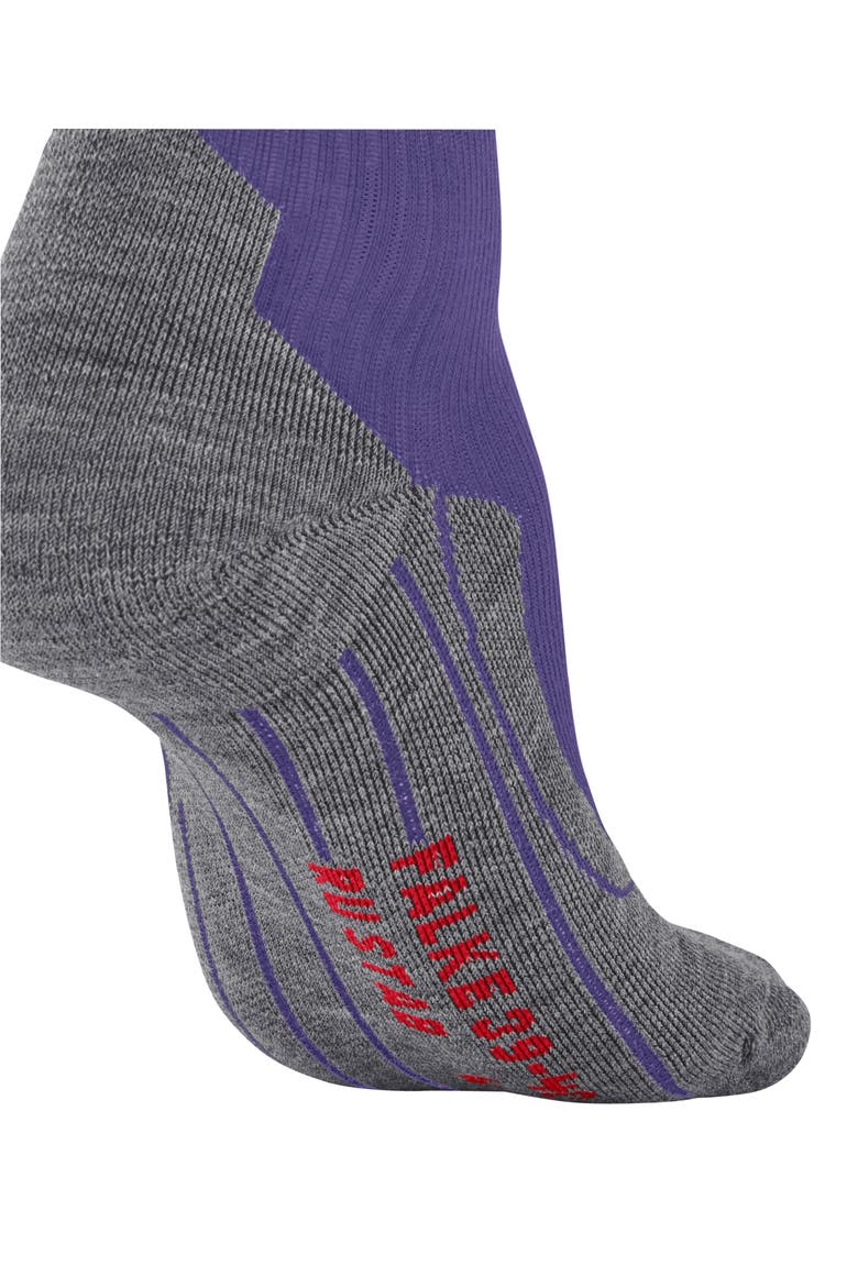 RU Compression Stabilizing Running Socks, Alternate, color, Amethyst