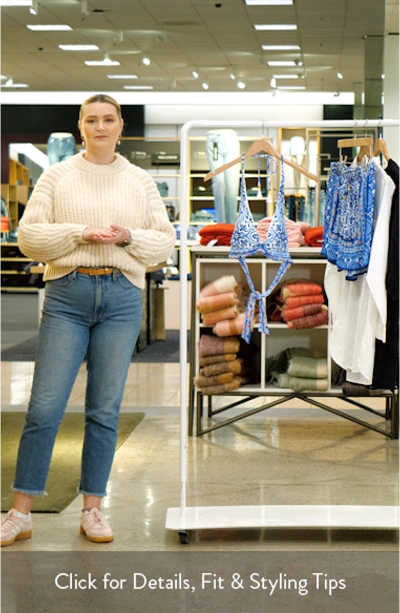 Alboran Banded Bikini Top, sales video thumbnail