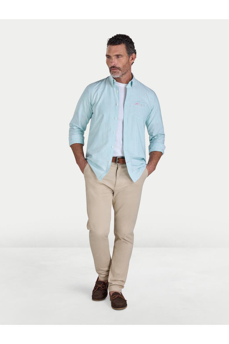 Stanford Long Sleeve Oxford Shirt, Alternate, color, Green