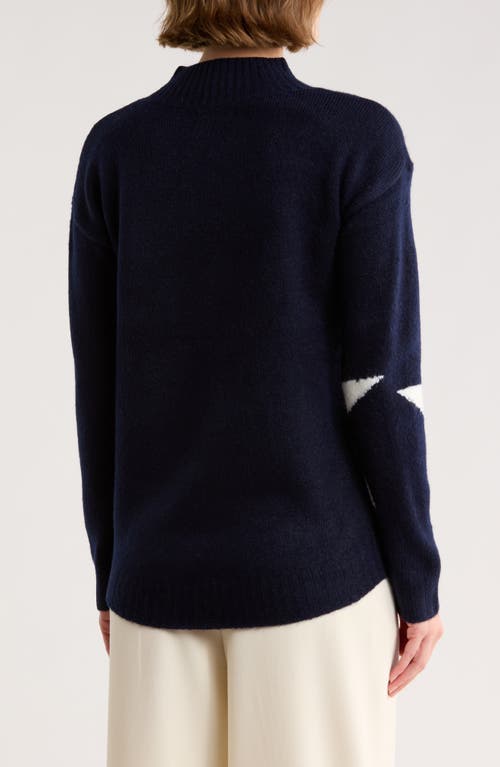 Love Token Star Sweater In Blue