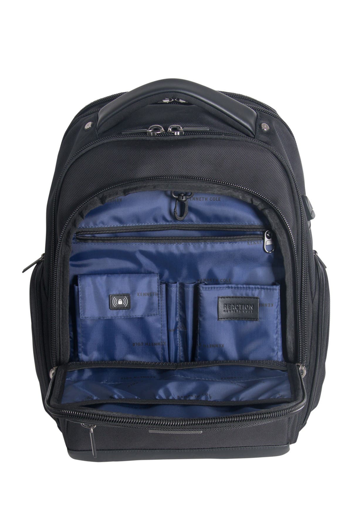 Reaction Kenneth Cole 17" Laptop Computer Backpack For Work & School, Alternate, color, Black