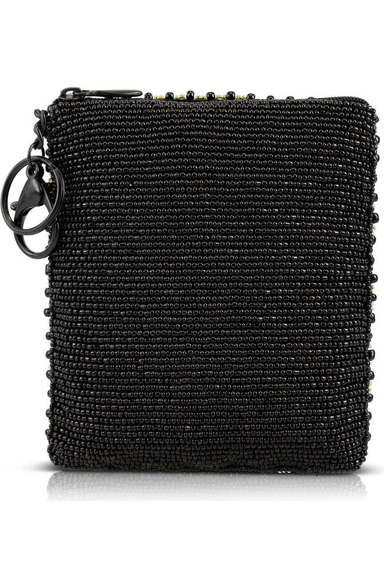 Mary Frances Accessories Bottoms Up Coin Purse, Alternate, color, Black