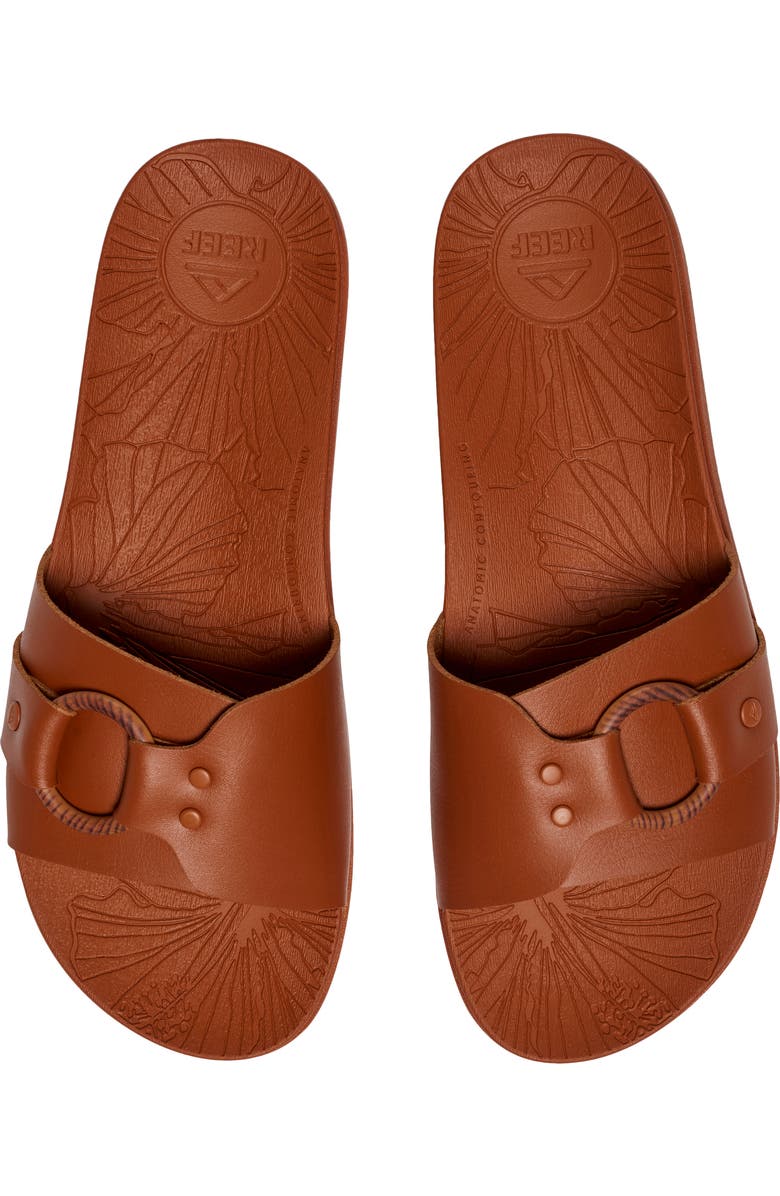 Reef Cushion Soho Cruz Slide Sandal, Alternate, color, Cocoa