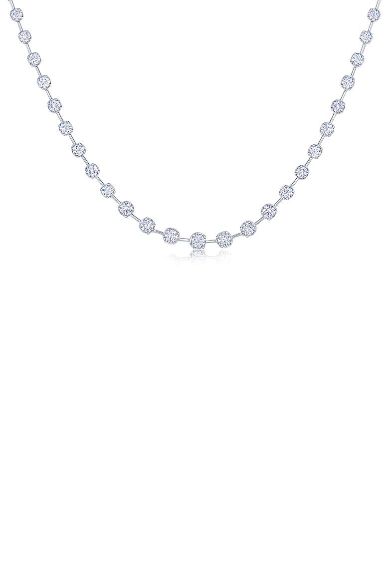 Starry Night Diamond Choker Necklace, Main, color, WHITE