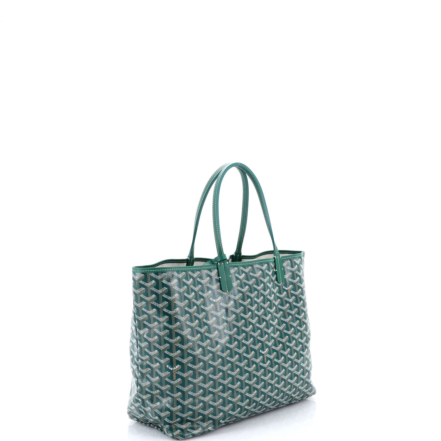 Pre-Owned Goyard Saint Louis Tote Coated Canvas PM, Alternate, color, Green